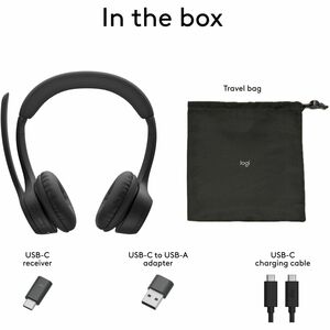 LOGI-VC HEADSET ZONE 305 BLACK BUNDLE TEAMS