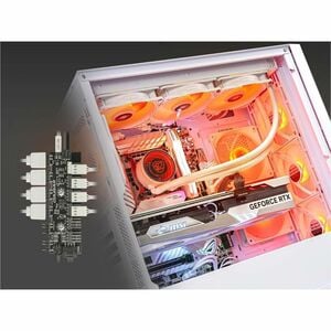 COUGAR CGR-5C78W-RGB Carcasa para computdora - Mini ITX, Micro ATX, Micro BTX, ATX, EATX, SSI CEB Placa base admitida - Me