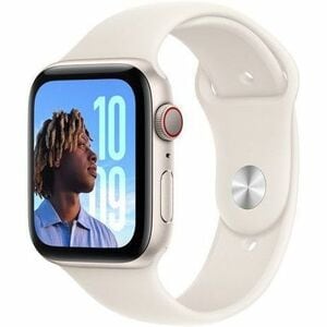 Apple Watch SE 智能手表 - 44 毫米 Case Height - 38 毫米 Case Width - 星光色 Case Color - 星光色 Band Color - 铝 Case Material - 无线局域网 - 光