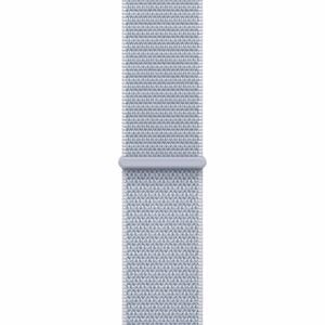 Apple Watch Series 10 Smartwatch - 46 mm Case Height - 39 mm Case Width - Silber Case Color - Blue Cloud Band Color - Alum