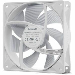 be quiet! LIGHT WINGS LX 120mm PWM 3-Pack White. Typ: Ventilator, Lüfterdurchmesser: 12 cm, Rotationsgeschwindigkeit (max.
