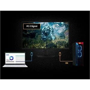 Samsung S27G70D - Monitor gaming 27"" Flat ,144 Hz, Ideale per Console con Piattaforma Smart, UHD 3840x2160, Speaker integ