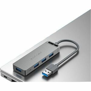 Vention USB Hub - USB 3.0 - 640 MB/s - Notebook, Desktop, Smartphone, Tablet, Keyboard, Mouse, Flash Drive, Printer - Port