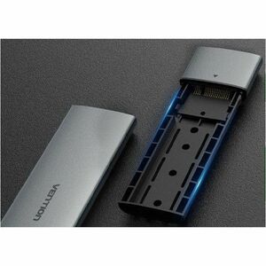 Vention KPGH0 Drive Enclosure PCI Express NVMe, M.2 - USB 3.1 (Gen 2) Type C Host Interface - UASP Support Portable - Grey