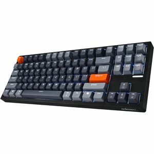 Adesso EasyTouch 1100 Keyboard - Wired/Wireless Connectivity - Bluetooth/RF - 2.40 GHz - USB Interface - RGB LED - 88 Key(