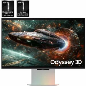 Samsung Odyssey 3D S27FG900XN 27" Class 4K UHD Gaming LCD Monitor - 16:9 - Mercury Silver - 27" Viewable - In-plane Switch