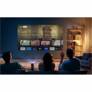 Nebula Capsule 3 LED Projector - Portable - Black - Front - 1080p - Outdoor, Entertainment