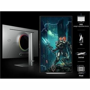 Samsung Odyssey OLED G8 S32FG810SN 32" Class 4K UHD Gaming OLED Monitor - 16:9 - Silver - 32" Viewable - OLED - 3840 x 216