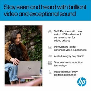 HP OmniBook 7 16-az0068TU 40.6 cm (16") 笔记本电脑 - WQXGA - 240 Hz - Intel Core 7 240H - 32 GB - 1 TB SSD - Intel 芯片 - 2560 x 