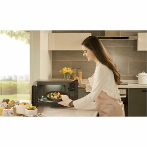 LG NeoChef MH1596DIR Uno solo Horno de microondas - Negro - 42.48L Capacidad - Microondas, Gratinado (Grill), Asar - 1.35k