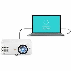 ViewSonic LSD300W-ST Short Throw DLP Projector - 16:10 - Wall Mountable, Ceiling Mountable - 1280 x 800 - Front, Ceiling -