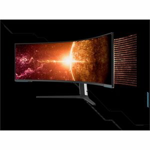 Samsung Odyssey Neo G9 S57CG950NW 57" (144.8 cm) Class Curved Screen Gaming Mini LED Monitor - 32:9 - Black, White - 57" (
