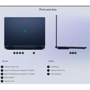 Alienware 16 Aurora AC16250 40.64 cm (16") Gaming Notebook - WQXGA - 120 Hz - Intel Core 7 Series 2 240H - 16 GB - 1 TB SS