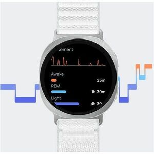 Samsung Galaxy Watch8 SM-L335F Smart Watch - 1168.40 mm Case Height - 1109.98 mm Case Width - Silver Case Color - White Ba