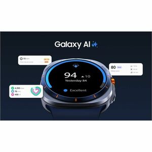 Samsung Galaxy Watch Ultra SM-L705F Smart Watch - 47.40 mm Case Height - 47.10 mm Case Width - Titanium, Blue Body Color -