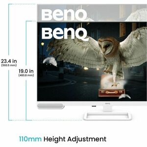 BENQ 31.5IN 4K IPS 60 HZ MONITOR WHITE 3840X2160 5MS 2WX2