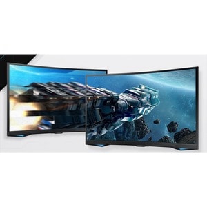 Monitor inteligente LED de juegos Samsung Odyssey G6 S32BG650EL 32" (81.3cm) Class WQHD Pantalla curva - 16:9 - Negro - 32