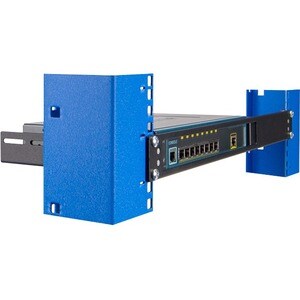 Innovation 1U Rack-mountable Rack Shelf for Switch - 289.56 mm Rack Width x 200.66 mm Rack Depth - Black Powder Coat - TAA