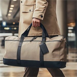 Spigen Luggage Tag - Strap Fastener - Nylon, Faux Leather, Silicone - Black - 1 / Pack