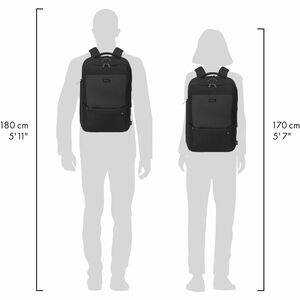 Dicota FIVE Tasche (Rucksack) für 35,6 cm (14 Zoll) bis 40,6 cm (16 Zoll) Notebook - Schwarz - 900D Polyethylenterephthala