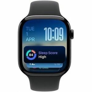 Apple Watch Series 11 Smartwatch - 46 mm Case Height - 39 mm Case Width - Schwarz Case Color - Schwarz Band Color - Alumin