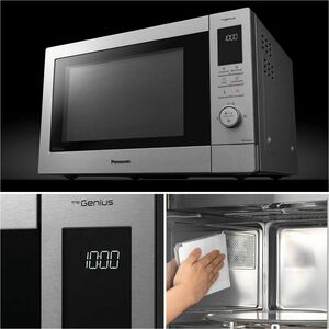 Panasonic NN-CD88QSEPG Microwave Oven - Stainless Steel - 34 L Capacity - Microwave, Baking, Convection, Frying - 7 Power 