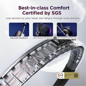 Cuffie Lenovo 6550 Wireless Over-the-head Stereo - Nero - Microsoft Teams Certification - Binaural - Circumaurale - 3000 c