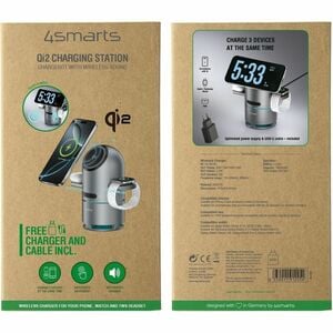 QI2 CHARGING STATION CHARGEBOT SPACEGREY