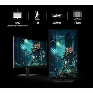 Monitor LCD da gaming Samsung Odyssey G5 S27FG502EU 685,8 mm (27") Classe WQHD - 16:9 - Nero - 68,6 cm (27") Viewable - IP