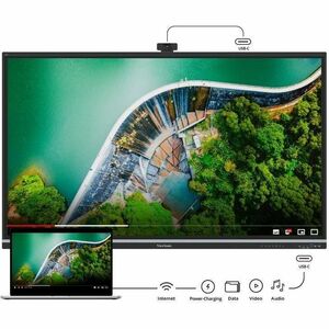 ViewSonic ViewBoard IFP6551-3C 1638.30 mm 4K UHD LCD Collaboration Display - 8 GB - Ultra Fine Touch (UFT) - Touchscreen -