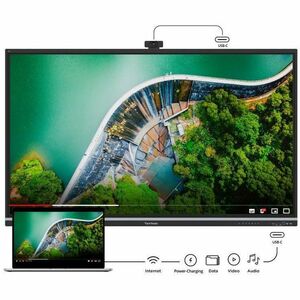ViewSonic ViewBoard IFP8651-3C 2174.24 mm 4K UHD LCD Collaboration Display - 8 GB - Ultra Fine Touch (UFT) - Touchscreen -