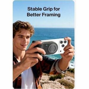 Belkin Stage PowerGrip CTA006 Lade-Kameragriff/Powerbank - Dunkelgrau - USB - Batterie - Tragbar