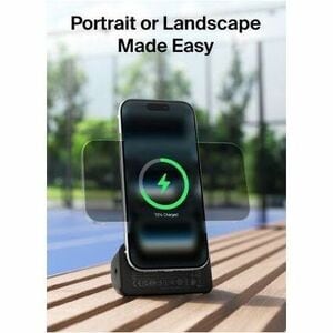 Stage PowerGrip Magnetic Charging Camera Grip with Power Bank - Charcoal