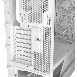 ROG Strix Helios II EATX mid-tower gaming case with dual tempered glass side panels, GPU support for up to 450mm in length