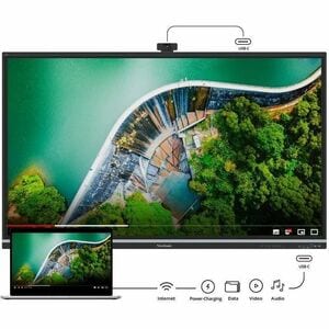 ViewSonic ViewBoard IFP6551-3C 1638.30 mm 4K UHD LCD Collaboration Display - 8 GB - Ultra Fine Touch (UFT) - Touchscreen -