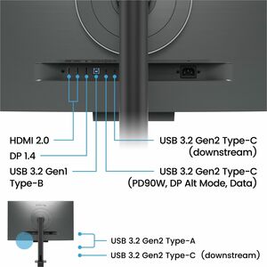 BenQ RD320UA 32" Class 4K UHD LED Monitor - 16:9 - 80 cm (31.5") Viewable - In-plane Switching (IPS) Technology - LED Back