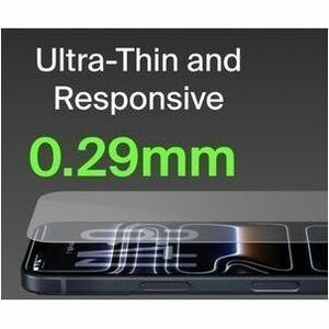 Belkin ScreenForce UltraGlass 2 9H Glass Screen Protector for Apple iPhone 17 Pro Max - Clear - For OLED iPhone 17 Pro Max