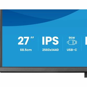 iiyama ProLite XB2797QSNPH-B1 27" Class Webcam WQHD LED Monitor - 16:9 - Matte Black - 68.6 cm (27") Viewable - In-plane S