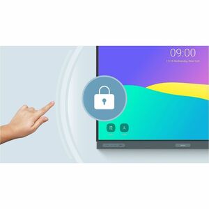 BenQ Board Pro RP6505 1651 mm 4K UHD LCD Collaboration Display - ARM Cortex A78 + A55 - 16 GB - Ultra Precision Infrared -
