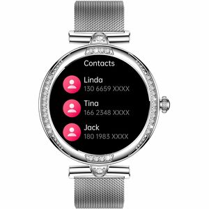 Carneo Seinna HR+ Smart Watch - 11.50 mm Case Thickness - 39.50 mm Case Width - Women - Silver, Rose Gold Body Color - Sil