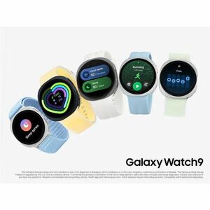 Samsung Galaxy Watch9 SM-L340 Smart Watch - 42.70 mm Case Height - 40.40 mm Case Width - Cream Body Color - Cream Band Col