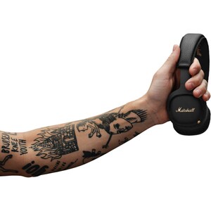 Marshall Mid A.N.C Com fios/sem fios Na orelha, Headset Estéreo Fone de ouvido - Preto - Binaural - Circum-auditivo - 1000