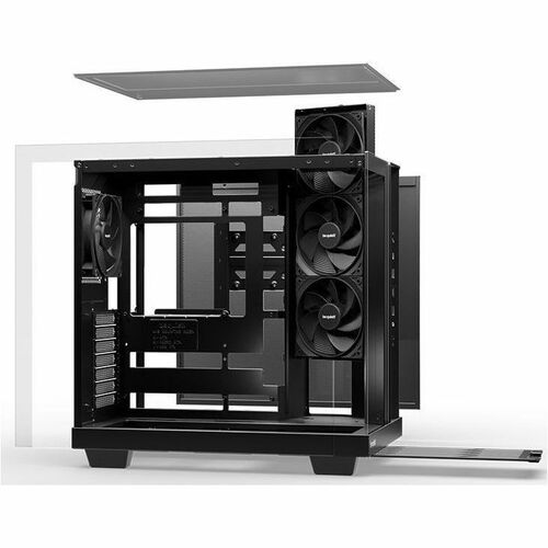 be quiet! Light Base 500 Light Base 500 Black Gaming-Computergehäuse - ATX, Micro ATX, Mini ITX Motherboard Supported - To
