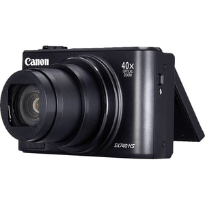 Canon PowerShot SX740 HS 20.3 Megapixel Compact Camera - Black - 1/2.3" Sensor - Autofocus - 7.6 cm (3")LCD - 40x Optical 