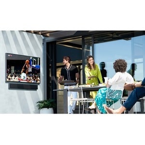 Samsung The Terrace LST7T QN65LST7TAF 64.5" Smart LED-LCD TV - 4K UHDTV - Titan Black - Quantum Dot LED Backlight - Bixby,