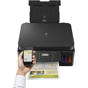 Canon PIXMA G6050 Sem fios Impressora multi-funcional de jato de tinta - Cor - Copiadora/Impressora/Scanner - 4800 x 1200 