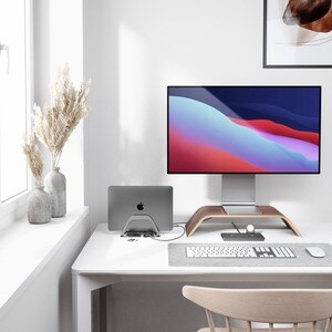 ALOGIC Bolt Plus USB-C Docking Station with stand - ALOGIC Bolt Plus 10-in-1 USB-C Hub Laptop docking station with 100W Po