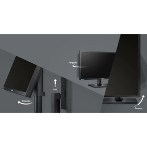 Samsung S24E650BWW 61 cm (24 Zoll) WUXGA LED Gaming-LCD-Monitor - 16:10 Format - Schwarz - 609,60 mm Class - PLS (Plane to