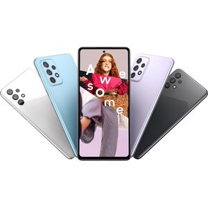 Samsung Galaxy A52 SM-A525M/DS 128 GB Smartphone - 16.5 cm (6.5") Super AMOLED Full HD Plus 1080 x 2400 - Kryo 465 GoldDua