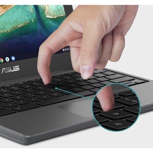 Chromebook - Asus Chromebook CR1 CR1100CKA-GJ0040 Durci - Écran 29,5 cm (11,6") - HD - Intel Celeron N4500 - 4 Go - 32 Go 